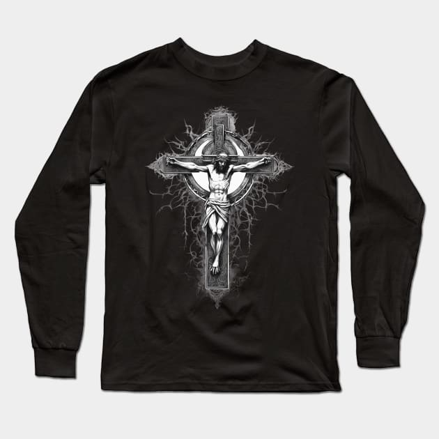 Jesus Christ the Mercy of God Long Sleeve T-Shirt by animegirlnft